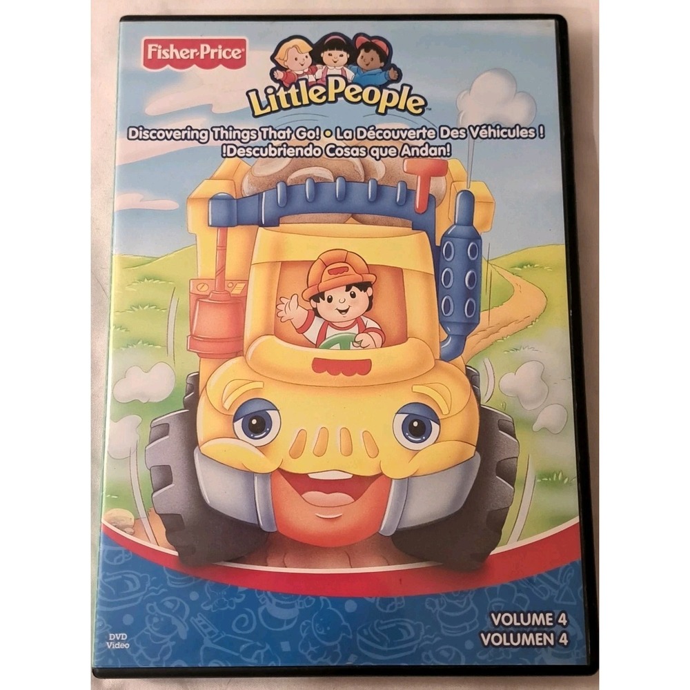 Fisher-Price Little People Discovering Things That Go Vol 4 DVD